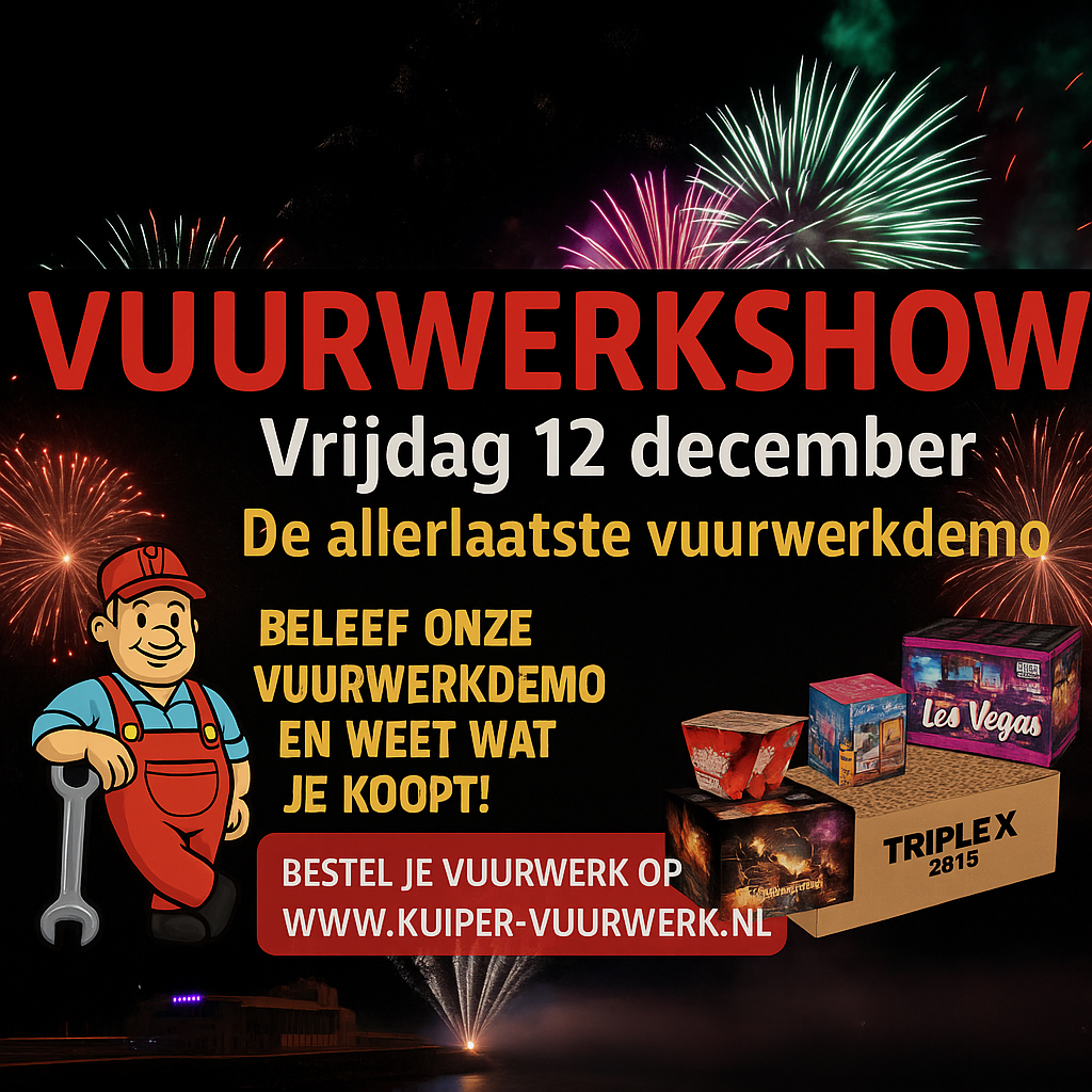 vuurwerkshow Koekange
