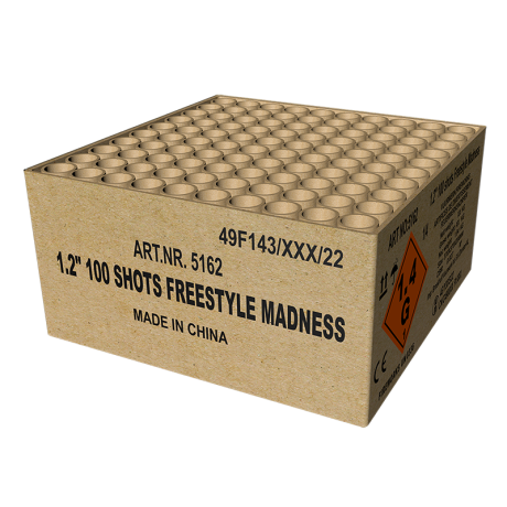 1.2" Freestyle Madness 100 shots